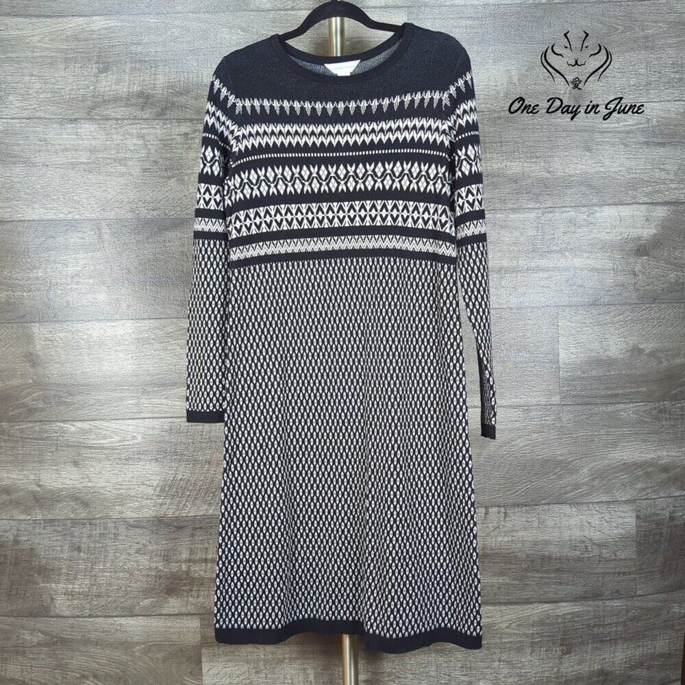 Christopher & Banks Long Sleeve Sweater Dress Size M